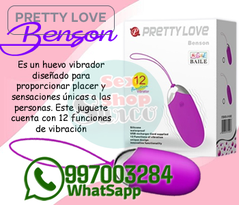 SEXSHOP SURCO PRETTY LOVE BENSON HUEVO VIBRADOR